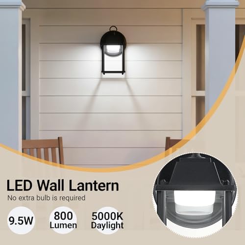 LIT-PaTH Outdoor Wall Light Fixture, LED 5000K, 1 Pack - Image 3