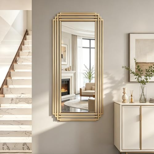 47"x22" Large Rectangle Decorative Mirror by DAOYIJIAJUAestheticMirror