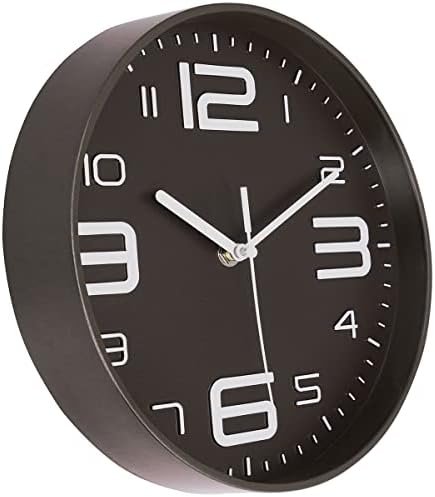 45MinST 10 Inch 3D Number Dial Face Modern Wall Clock, Silent Non-Ticking Round - Image 2