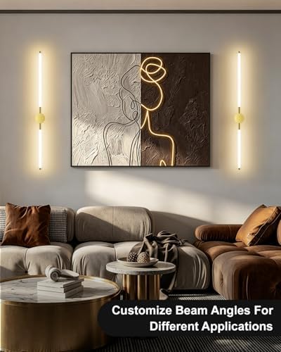 FRIDEKO HOME 350° Rotatable DIY Wall Sconces Set of Two, Modern Hardwired - Image 7