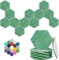 Hexagon Acoustic Panels, 12 Pack Self-Adhesive Sound Panels by UNECHOACOUSTIC