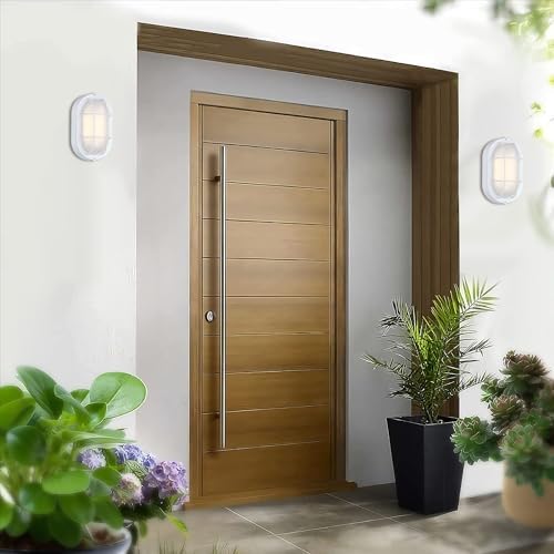 WISBEAM 2 Pack LED Bulkhead Light, Outdoor LED Wall Light - Image 7