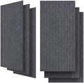 6 Pack Acoustic Panels, 47.2" x 23.6" Sound Proof Panels, Heather Grey by UMIACOUSTIC