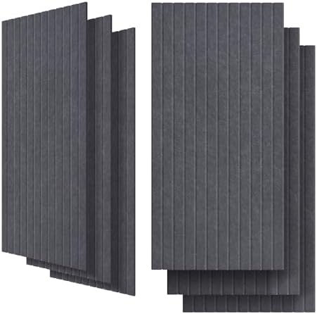 6 Pack Acoustic Panels, 47.2" x 23.6" Sound Proof Panels, Heather Grey by UMIACOUSTIC
