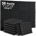 Focusound 36 Pack Sound Proof Foam Panels by Focusound