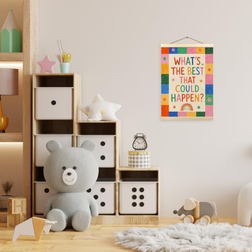 madalo Colorful Positive Wall Art Poster Hanger Frame 144BS-GQ01-happen - Image 2