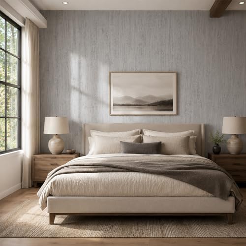 Gray Travertine Peel and Stick Wallpaper, 23.6 x 118 in - Image 7