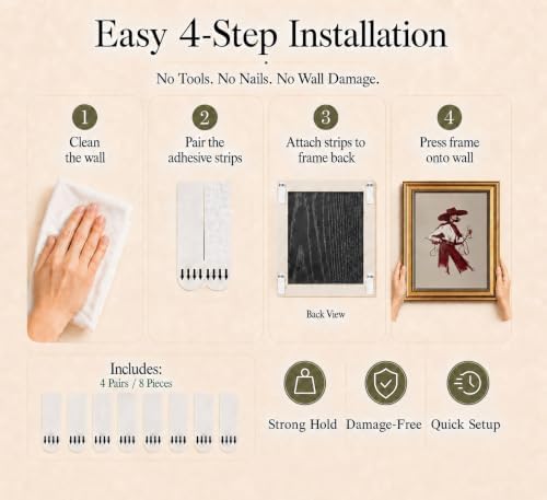 Gold Framed 3D Textured Wall Art, Modern Western Burgundy Fashion Pictures Decor - Image 6