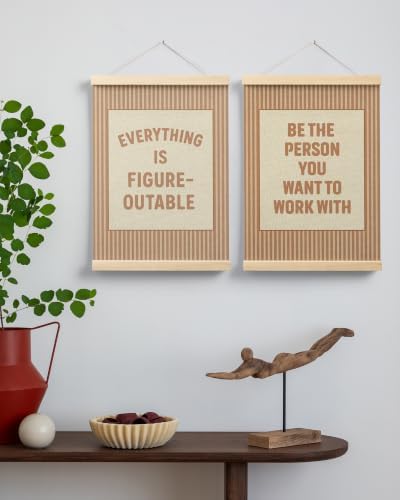 FGFK Positive Affirmations Wall Art Poster Hanger Frame 12x16 Inch - Image 3