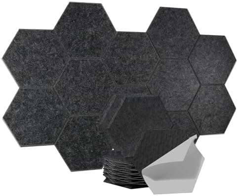Acoustic Panels, Magrowill 12-Pack Soundproof Wall Panels 12 X 10 X 0.4 Inches by Magrowill