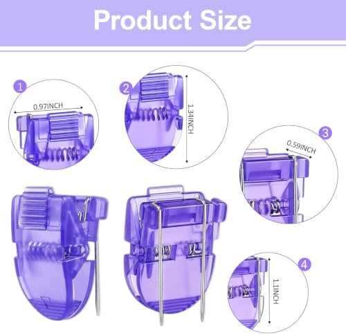 MXCOIRTP 30pcs Cubicle Clips for Walls, Push Pin Clips for Bulletin Board - Image 2