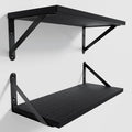 COCOYA Wall Shelves 7.3" Deep Solid Paulownia Wood by COCOYA