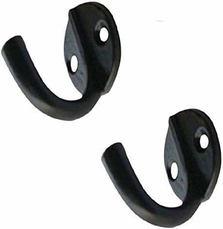 Renovators Supply Manufacturing RSF Single Coat Hook, Wrought Iron Black Powder by RenovatorsSupplyManufacturing