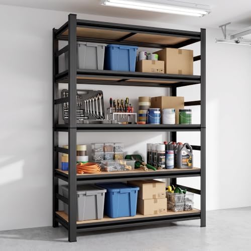 Garage Shelving, 3000 LBS Heavy Duty Metal Storage Shelves by BEESTMUEBLE