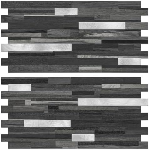 STICKGOO 2 Sheets Peel and Stick Backsplash Tile, Stick on Backsplash by STICKGOO