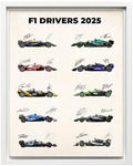 InkFlow Posters Race Car Collection Canvas Poster by InkFlowPosters