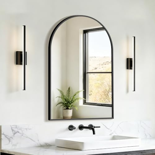 FICTOR 20" x 30" Arched Bathroom Vanity Mirror by FICTOR