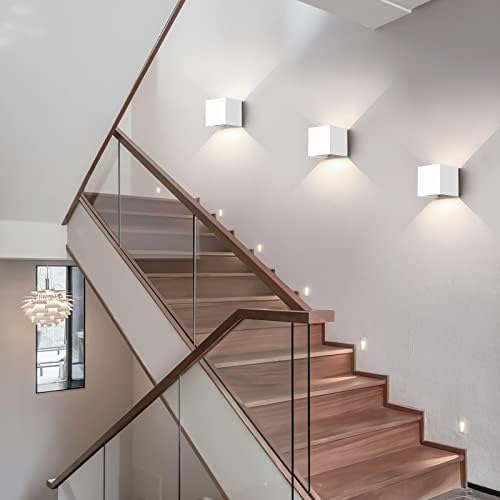 Mille Lucciole 12W 4Pack Outdoor Wall Lights Exterior/Interior, LED White - Image 2
