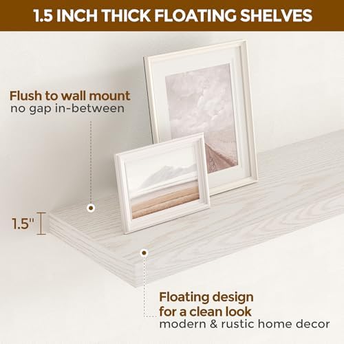 36 Inch Long Floating Shelves for Wall, 9.3 Inch Deep Floating Shelf - Image 6