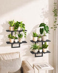 Bamworld Floating Shelves for Wall Planters Indoor Hanging Plant Shelves by Bamworld