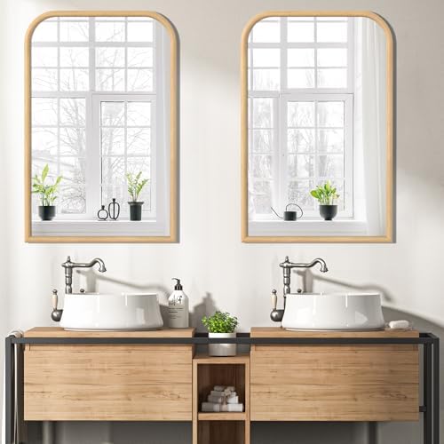 24"x36" Arch Wall Mirror for Wall, Wall Mounted Vanity Mirror for Bedroom - Image 2
