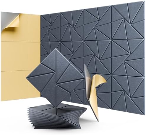 12 Pack Acoustic Panels, Sound Proof Foam Panels by LEIYER