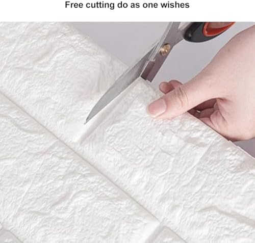 Waterproof Wall Panels 27.5" x 393" Faux Brick Wallpaper Peel and Stick Art - Image 7