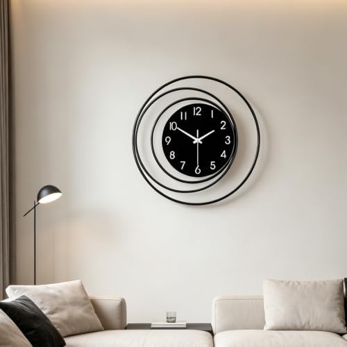 Dankeit 20inch Decorative Wall Clock, Silent Non-Ticking Quality Quartz Battery - Image 6
