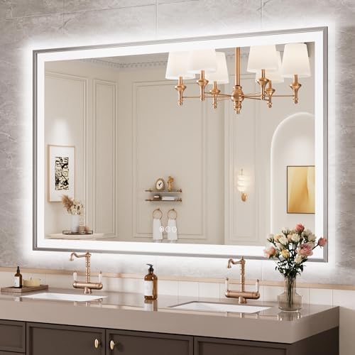 55x36 Inch LED Bathroom Mirror by ISTRIPMF