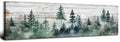 Farmhouse Pine Tree Wall Art Forest Wall Decor Rustic Wood Mountain Picture by AREBOLOLLC