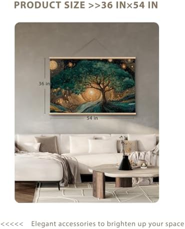 VIYYIEA Extra Large Canvas Wall Art, Tree of Life Abstract Wall Hanging - Image 2