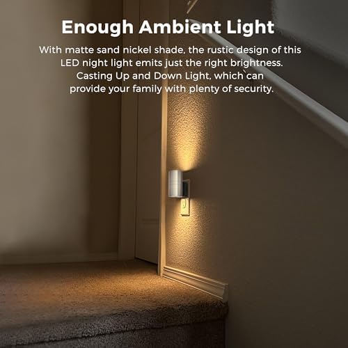 L LOHAS LED Night Light, Dimmable Night Lights Plug into Wall, Light Sensor - Image 4