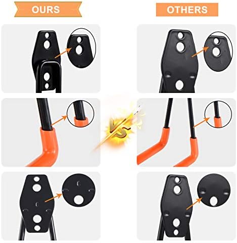 AOBEN Garage Hooks Heavy Duty, Steel Garage Storage Hooks, Utility Tool Hangers - Image 4