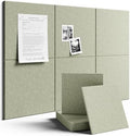 Fluxynara Felt Bulletin Board & Cork Board Alternative, Sage Green by FLUXYNARA