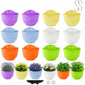 12 Pack Wall Hanging Planters Vertical Wall Planters by Romooa