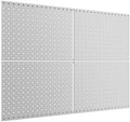 TORACK 4 PCS 12"x16" Metal Pegboard Panels by TORACK
