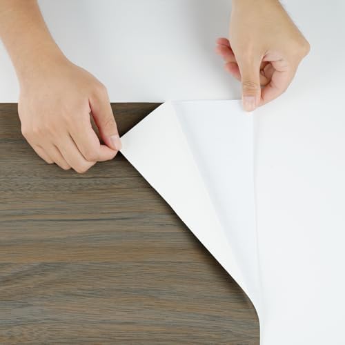 Taupe Grey Wood Countertop Peel and Stick Natural Wood Contact Paper Grey Brown - Image 7