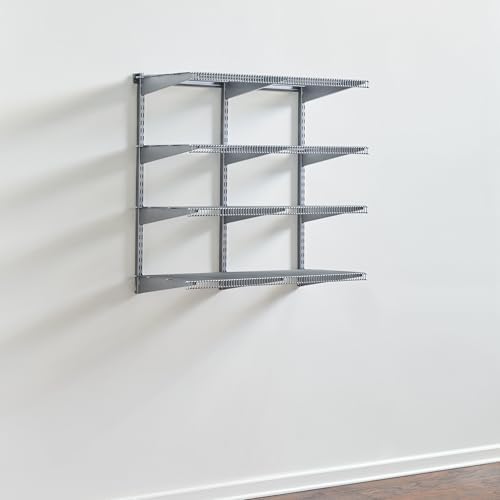 Rubbermaid 36" Pantry Organization Shelf System, Direct Wall Mount, 4 Shelves - Image 2
