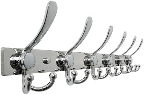 Dseap Coat Rack Wall Mount 24 Inch, Heavy Duty 12-Gauge Base vs Flimsy 1mm by Dseap