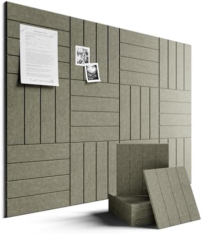 Fluxynara 48" x 36" Large Felt Bulletin Board，Christmas Brown-1 by FLUXYNARA