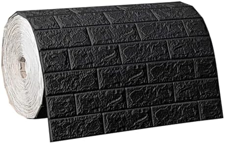 Queenbox 27.6x196.9 in Faux Brick Peel and Stick Foam Soft Waterproof Wall Panel by Queenbox