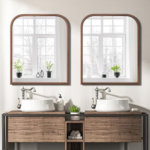 30"x36" Arch Wall Mirror for Wall, Wall Mounted Vanity Mirror for Bedroom - Image 2