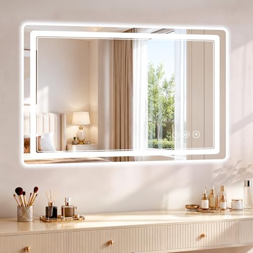 BEAUTYPEAK 24"x36" LED Bathroom Mirror - Image 5