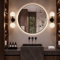 Niccy 28" Round LED Bathroom Backlit Mirror by Niccy