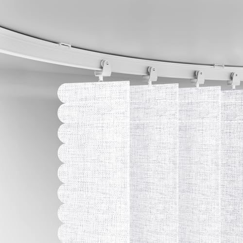 Room Divider Curtain Sets with Flexible Ceiling Track, Privacy Soundproof - Image 5