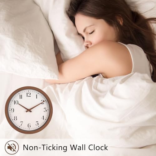 Topkey 12 Inch Silent Wall Clock - Image 7