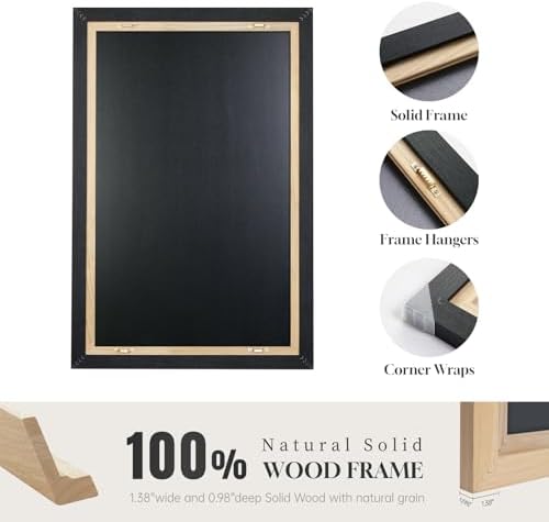 3D Large Framed Black and White Abstract Wall Art - Image 7