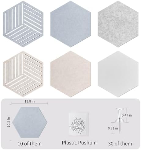 Felt Bulletin Cork Board for Office, 12 x 10 inch, 10 Pack - Image 6