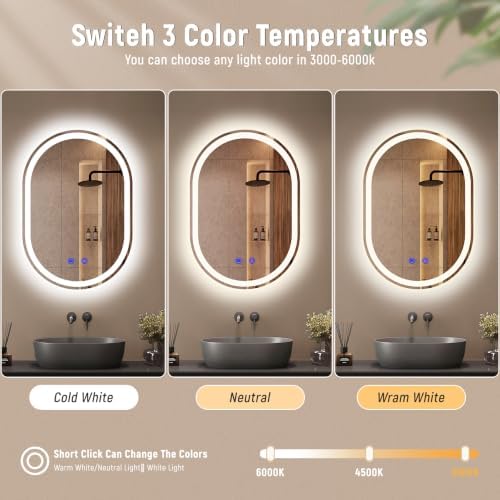 24"x32" LED Bathroom Mirrors - Image 4