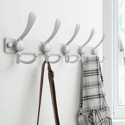 Dseap Coat Rack Wall Mount, Heavy Duty 12-Gauge Base vs Flimsy 1mm, - Image 6